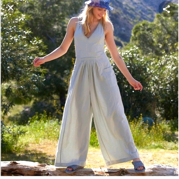 Free People Pants - FREE PEOPLE - Next Level Wide Legs Jumpsuit